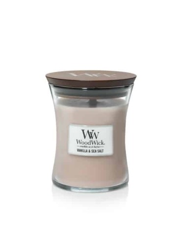 Woodwick Candela Giara piccola Vanilla & Sea Salt 98191E