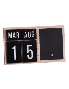 Calendario da parete in legno MDF nero | Sindy Arredo