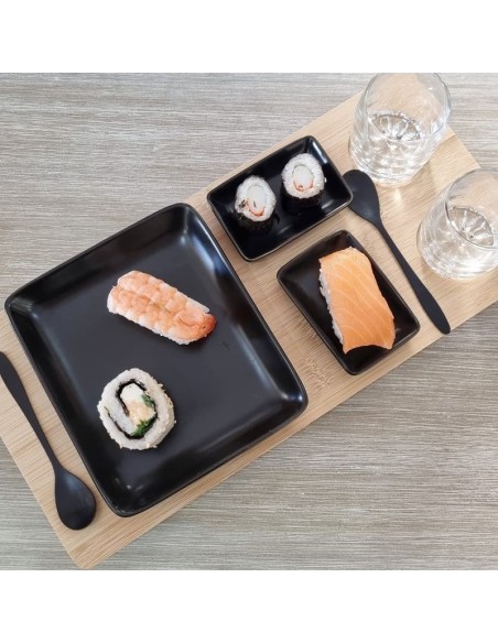 Set Sushi con piattini cucchiaini e bicchieri da sake + vassoio - Sindy Arredo