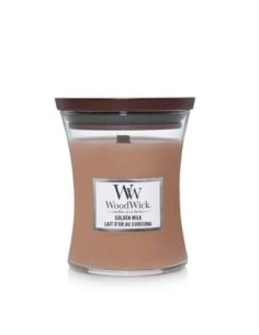 Woodwick candela giara media Golden Milk 1647918E