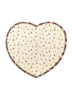 Nuvole di Stoffa Tovaglietta a cuore Christmas Time AWL12924