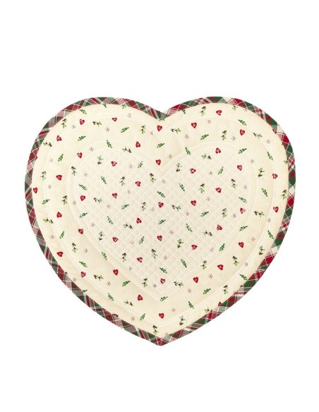 Tovaglietta a cuore Christmas Time AWL12924 -Sindy Arredo