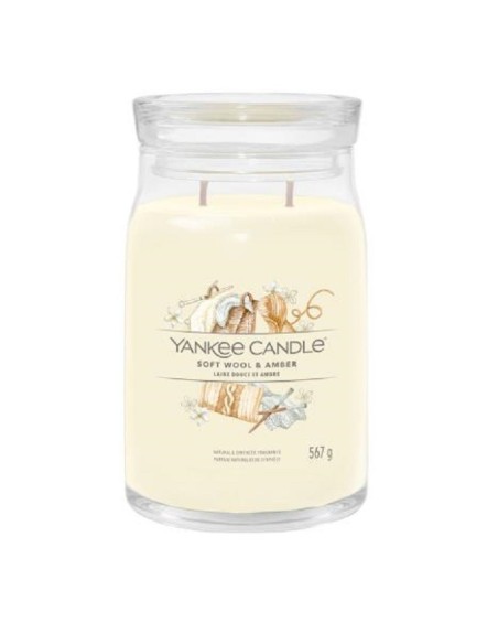 Yankee Candle Candele Signature grandi Soft Wool & Amber 1721061E