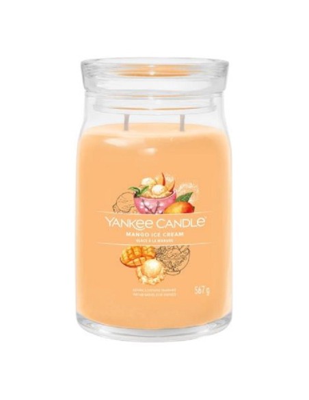 Yankee Candle Candele Profumate Signature grande Mango Ice Cream 1632326E