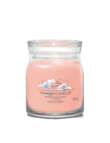 Yankee Candle signature Candela giara media watercolour skies 1734799E