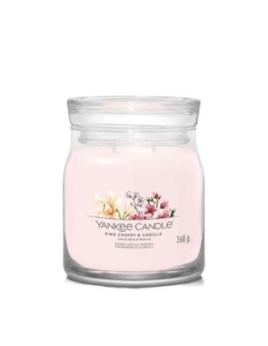 Yankee Candle Candela signature giara media pink cherry & vanilla 1630020E