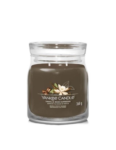 Yankee Candle Candele profumate Signature Medie Vanilla Bean Espresso 1701388E