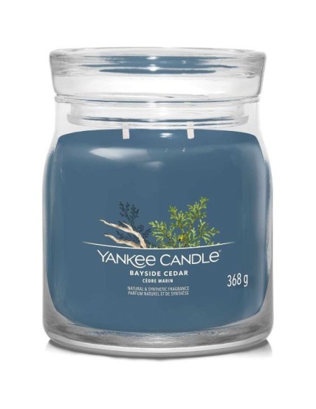 Yankee Candle Candele Profumate Signature medie Bayside Cedar 1630014E