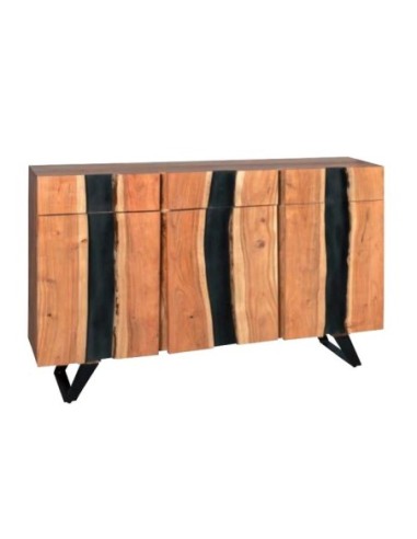 Credenza barcelò 3+3 Agora in legno e ferro 505-000669