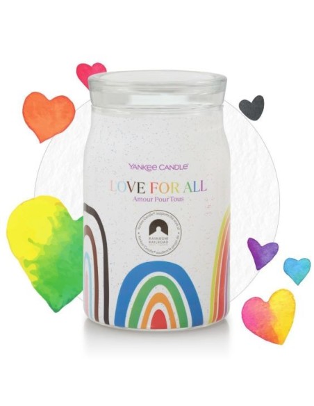 Yankee candle Candela signature grande Love for All 1737983E