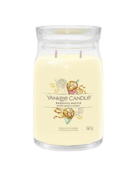 Yankee candle offerte candele profumate Signature grandi Banoffee Waffle 1734802E