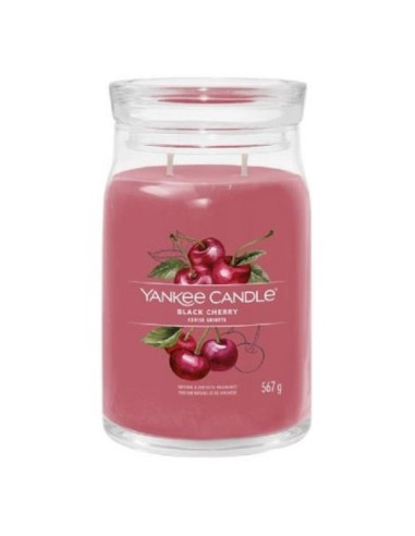 Yankee Candles candela giara in vetro Black Cherry 1701380E