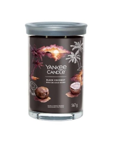 Candele profumate yankee candle black coconut tumbler 1724395E