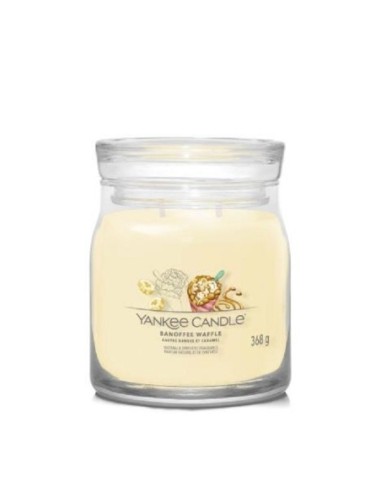 Yankee candle offerte candele profumate in vetro Banoffee Waffle 1734821E