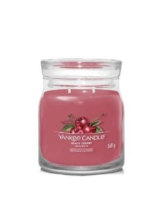 Yankee Candle Candela giara in vetro Black Cherry 1701391E