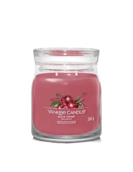 Yankee Candle Candela giara in vetro Black Cherry 1701391E