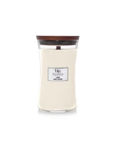 Woodwick candele Linen Giara Grande 93135E