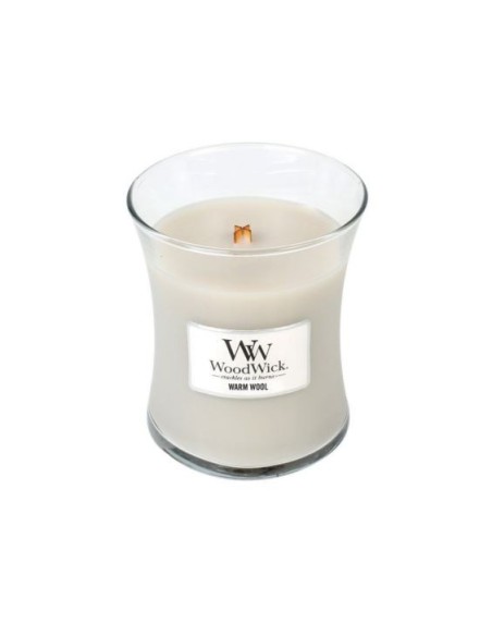 Candela profumata Woodwick Warm wool 1725410E