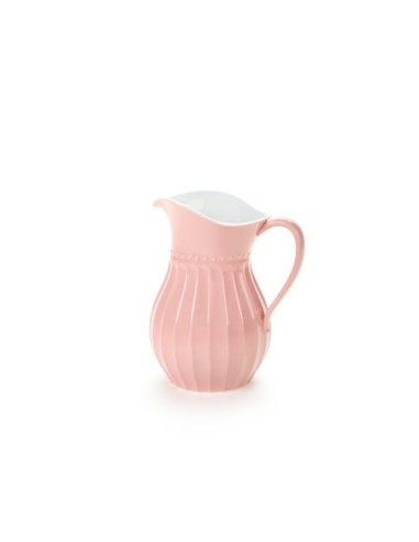 Brocca stoneware Nuvole di Stoffa rosa HGO240701