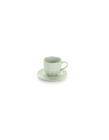 Tazza piattino verde Nuvole di Stoffa ZIS2316149