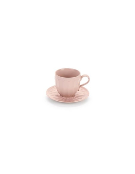 Tazza con piattino rosa Nuvole di Stoffa ZIS231689