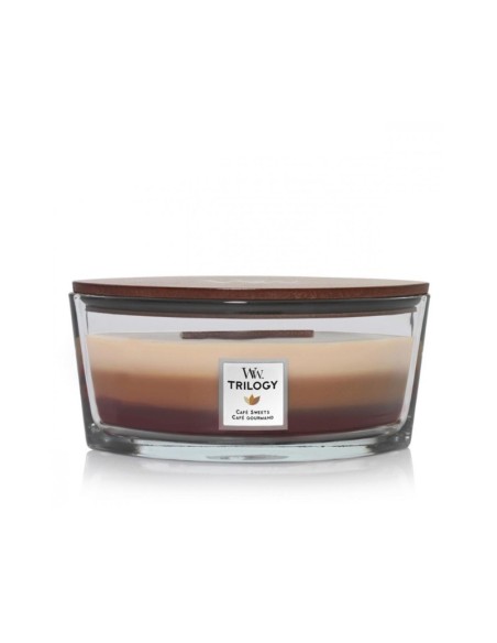 Candele profumate Woodwick Trilogy Café Sweets 76904E