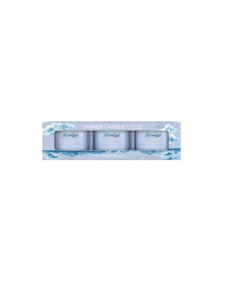 Set regalo 3 Candele Yankee Candle Ocean Air 1632044E