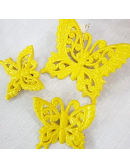 Farfalla appendino in ceramica