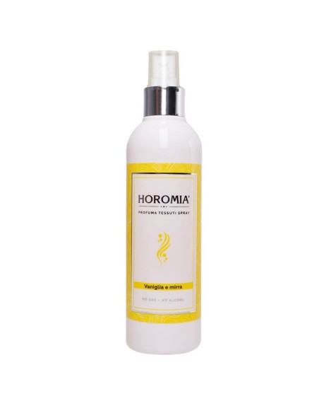 Horomia rivenditori Deo Tessuti Spray Vaniglia e Mirra H-059