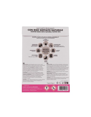 Horomia Sacchetti profumati multiuso Soffice Talco H-116