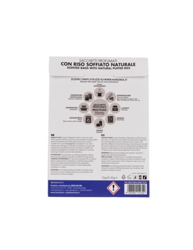 Horomia offerte sacchetti profumati multiuso Blue Fior Di Loto H-115