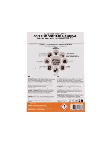 Horomia Sacchetti multiuso profumati Vento D'Oriente H-119