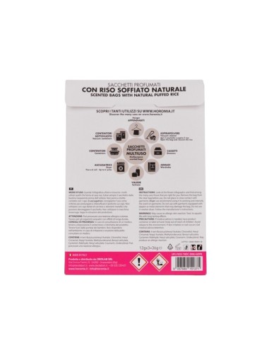 Horomia Sacchetti profumati fragranza Muschi e Loto H-118