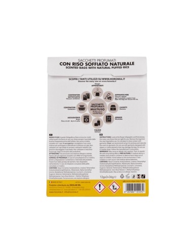 Horomia Sacchetti profumati multiuso Vaniglia e Mirra H-128