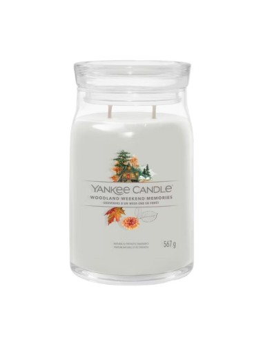 Candele profumate Yankee Candle giara Signature grande Woodland Weekend Memories 1759274E