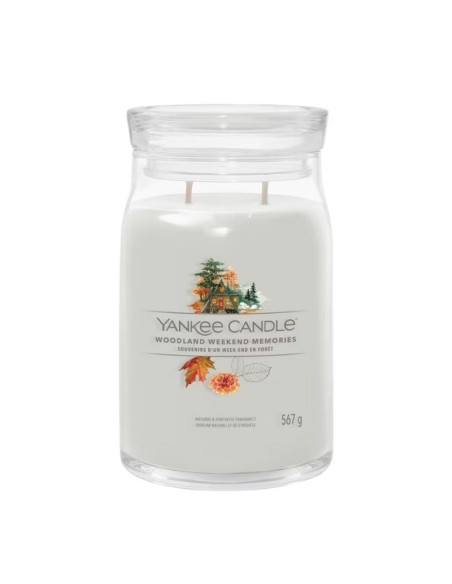 Candele profumate Yankee Candle giara Signature grande Woodland Weekend Memories 1759274E