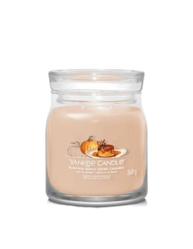 Candele profumate Yankee Candle medie Pumpkin Maple Crème Caramel 1743381E