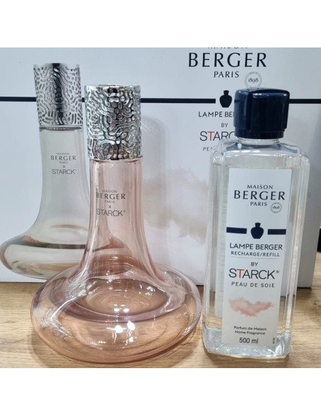 Lampe Berger Paris Cofanetto x starck olio 500ml Peau de Soie MB-4741