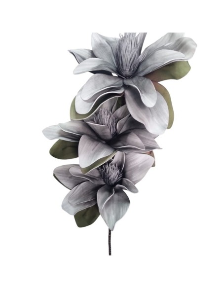 Fiori artificiali form decorativi sfumature di grigio