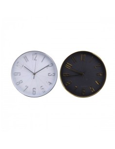 Orologio da parete in plastica-ass. 2 colori-diam. - sindy arredo