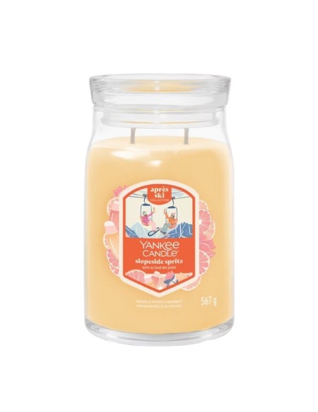 Yankee Candle Candele giara in vetro grande Slopeside Spritz 2653159E