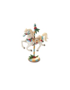 Cavallo in resina Nuvole di Stoffa La giostra di Amelie CY251606