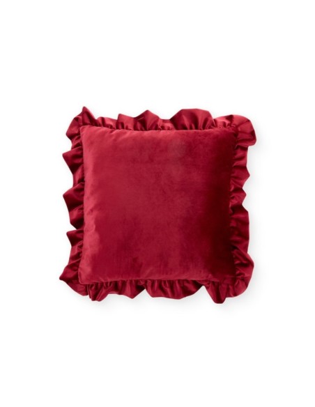 Cuscino quadrato in velluto Nuvole di Stoffa Rouge HNI231001