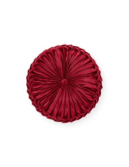 Cuscini in velluto tondi Nuvole di Stoffa Rouge HNI231003