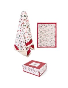 Plaid natalizio Nuvole di Stoffa Storia di Natale MD251801
