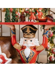 Schiaccianoci con vassoio Nuvole di Stoffa Storia di Natale SIL251802 2