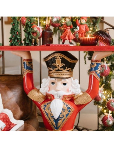 Schiaccianoci con vassoio Nuvole di Stoffa Storia di Natale SIL251802