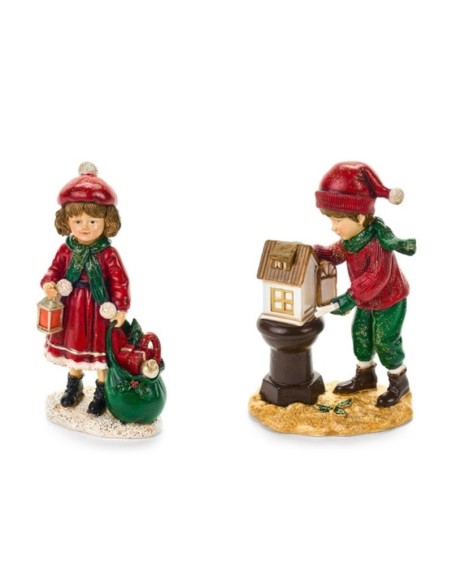 Ass. Statue arredo bimbi Nuvole di Stoffa Storia di Natale QHK251805
