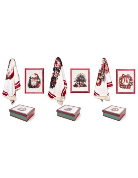 Ass. Plaid tema natale Nuvole di Stoffa Christmas is coming MD251901
