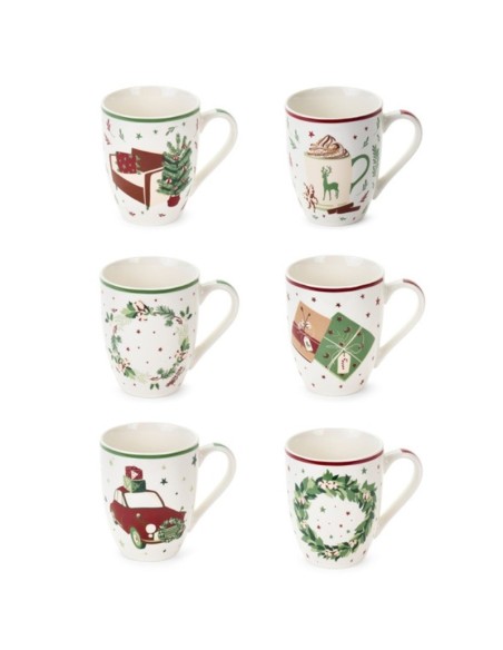 Ass. Tazze natale Nuvole di Stoffa Christmas is coming BGQ251903